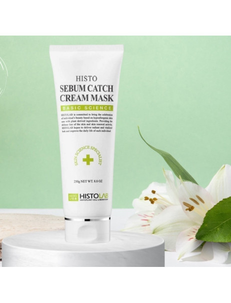 Histolab Basic Science Sebum Catch Cream Mask Очищаюча та заспокійлива крем-маска для проблемної шкіри