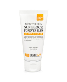 Histolab Derma Science Sensitive Skin Sun Block forever plus SPF 50+/PA+++ Сонцезахисна есенція для чутливої ​​шкіри - Написати відгук