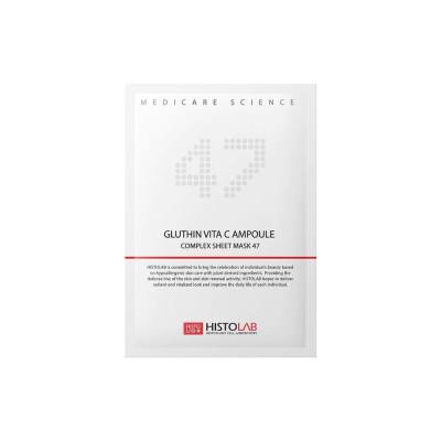 Histolab Gluthin Vita C Ampoule Complex Sheet Mask Маска на нетканній основі для вирівнювання тону шкіри