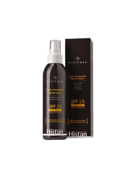 Histomer Histan Active Protection Spray SPF 15 Сонцезахисний SPF 15 для обличчя-тіла-дітей Спрей