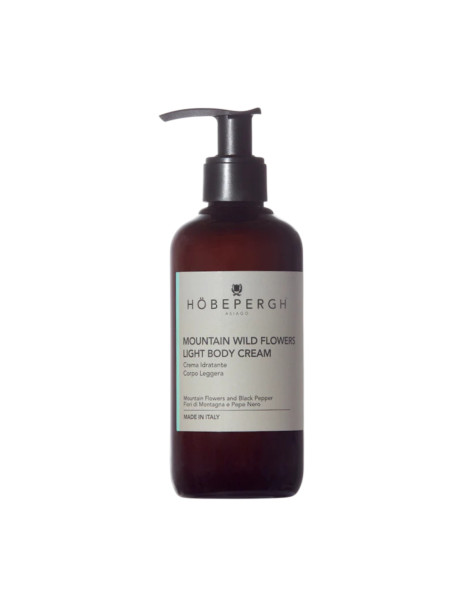 HöbePergh Mountain Wild Flowers Light Body Cream Зволожуючий легкий крем для тіла Гірські квіти