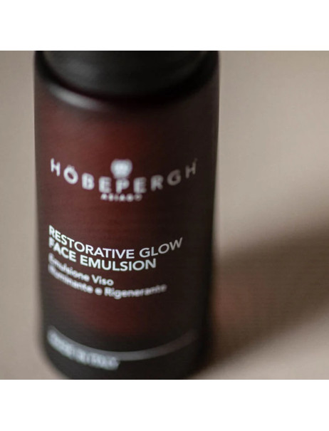 HöbePergh Restorative Glow Face Emulsion Осветляющая и восстанавливающая эмульсия для лица
