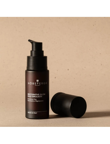 HöbePergh Restorative Glow Face Emulsion Осветляющая и восстанавливающая эмульсия для лица