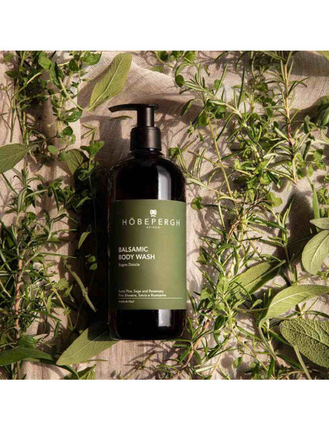 HöbePergh Balsamic Body Wash Гель для душа с сосной, шалфеем и розмарином