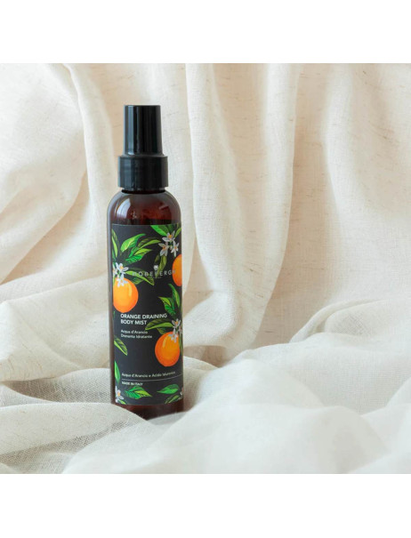 HöbePergh Orange Draining Body Mist Спрей для тела апельсиновый с эффектом дренажа