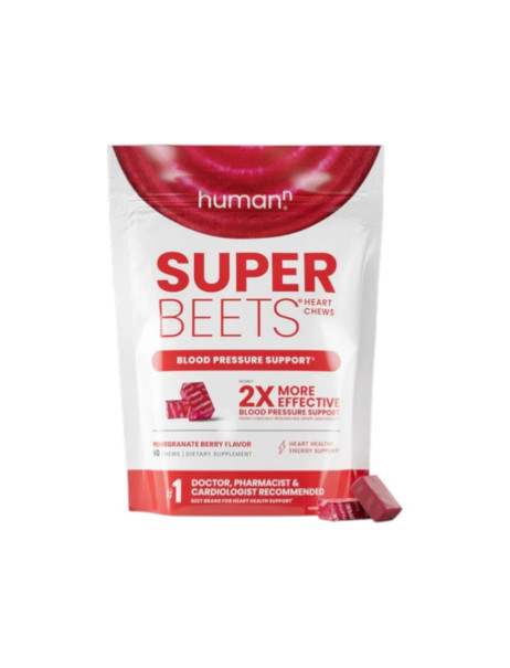 Human N SuperBeets Heart Chews 60 Т Дієтична добавка СуперБітс Харт № 60 жувальних табл.