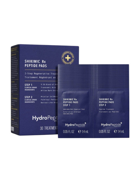 HydroPeptide Medical+ Shikimic Rx Peptide Pads Пептидні пади з шикімовою кислотою для відновлення та регенерації шкіри