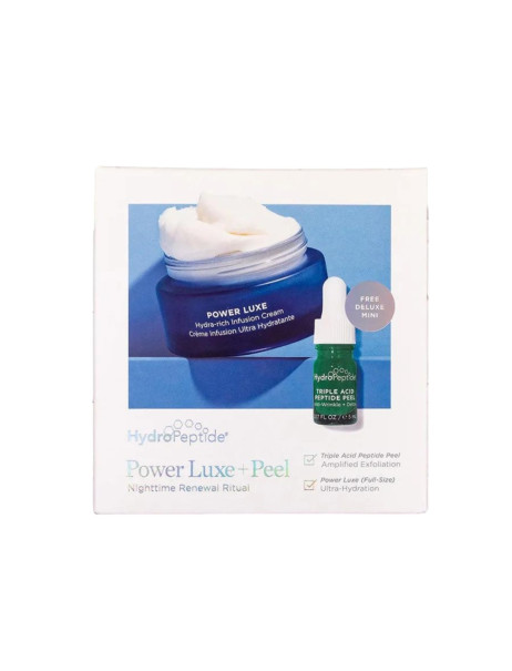 HydroPeptide Power Luxe + Peel Kit Нічний ритуал оновлення