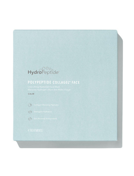 HydroPeptide Polypeptide Collagel Mask for Face 4 Pack Гідрогелева маска проти зморшок для обличчя