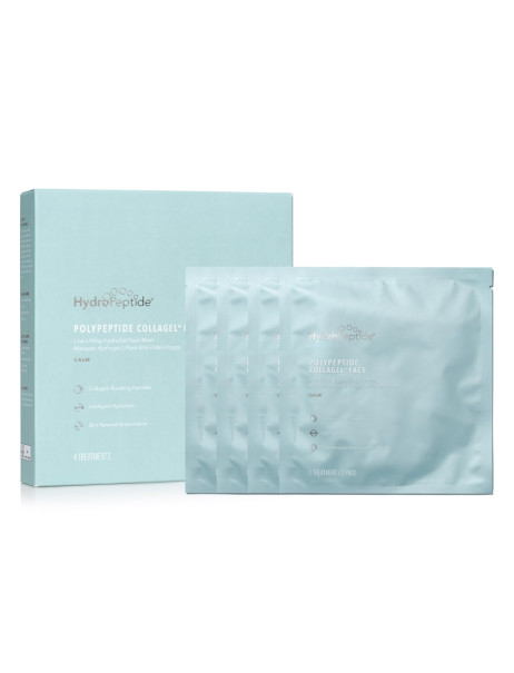 HydroPeptide Polypeptide Collagel Mask for Face 4 Pack Гідрогелева маска проти зморшок для обличчя