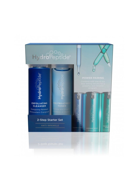 HydroPeptide 2-Step Starter Set М'яка ексфоліація, очищення та тонізація шкіри