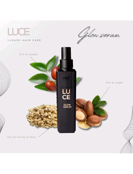 iAM4u LUCE 5 Glow Serum Масло для полировки, распутывания, защиты и увлажнения волос