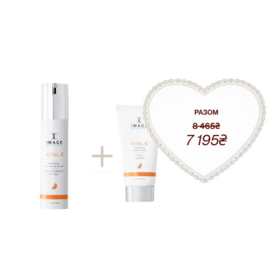 Image Skincare Vital C Hydrating Anti-Aging Serum Омолоджуюча сироватка з вітаміном С & Hydrating Water Burst Інтенсивний зволожуючий бустер