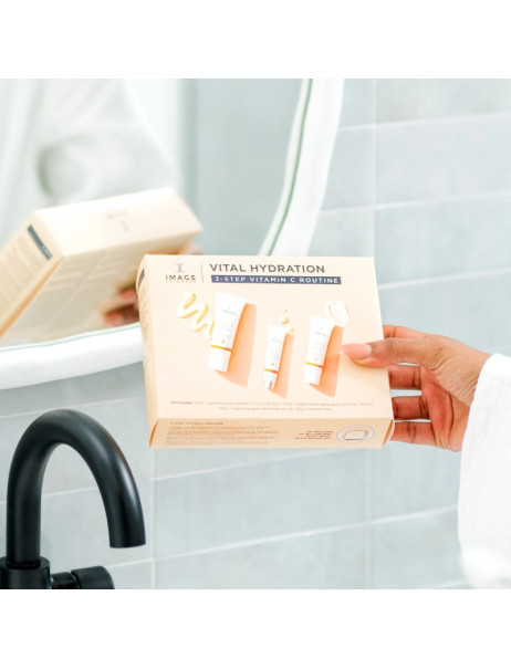 Трёхступенчатый увлажняющий набор Image Skincare Vital Hydration Vitamin C Routine