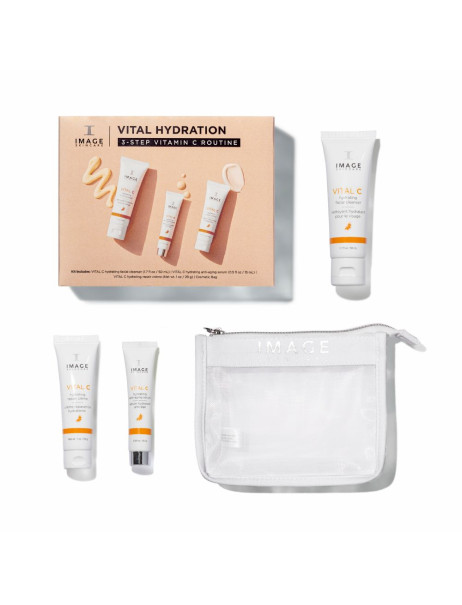 Image Skincare Vital Hydration 3-Step Vitamin C Routine Набор для глубокого увлажнения кожи