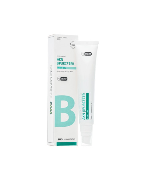 Innoaesthetics Inno-Derma AKN βPurifier Night Gel Нічний крем для шкіри з акне та pre-peel терапії