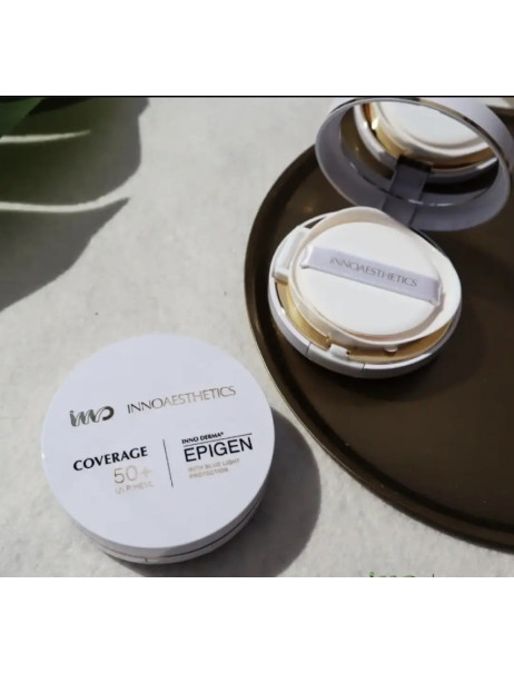 Innoaesthetics Inno-Epigen Coverage 3.0 SPF 50 Кушон з захистом SPF 50+ та HEVL