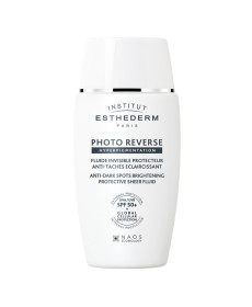 Institut Esthederm Photo Reverse Anti-Dark Spots Brightening SPF50+ Sheer Fluid Освітлювальний сонцезахисний флюїд проти пігментації для обличчя - Написати відгук