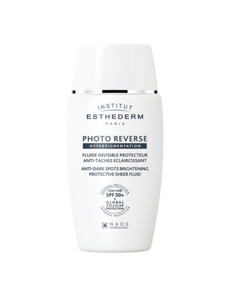 Institut Esthederm Photo Reverse Anti-Dark Spots Brightening SPF50+ Sheer Fluid Освітлювальний сонцезахисний флюїд проти пігментації для обличчя