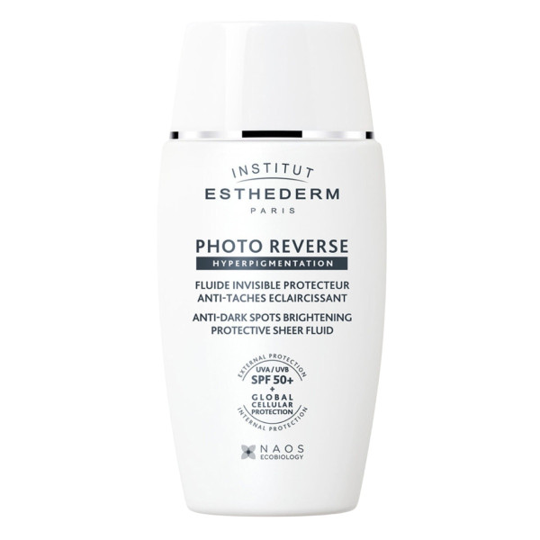 Institut Esthederm Photo Reverse Anti-Dark Spots Brightening SPF50+ Sheer Fluid Освітлювальний сонцезахисний флюїд проти пігментації для обличчя