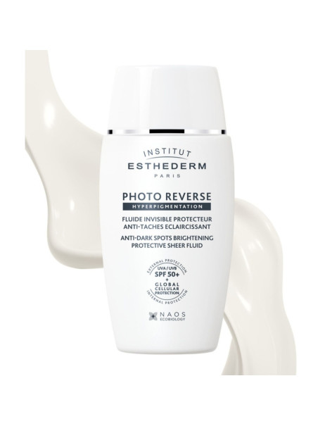 Institut Esthederm Photo Reverse Anti-Dark Spots Brightening SPF50+ Sheer Fluid Освітлювальний сонцезахисний флюїд проти пігментації для обличчя