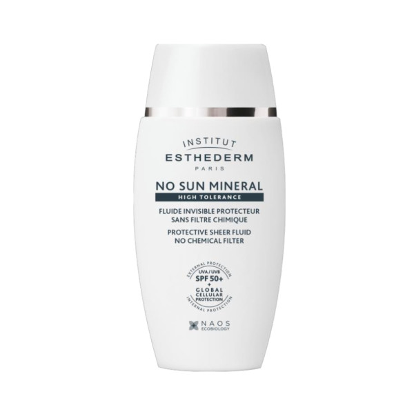 Institut Esthederm No Sun Mineral Protective Face Care Ультралегкий флюїд для обличчя з тоном 