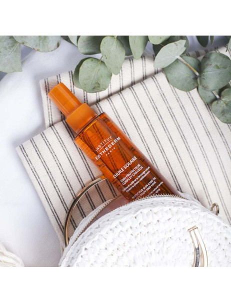 Institut Esthederm Sun Oil Sun Care Oil Moderate Sun Спрей для тіла і волосся при помірному сонці