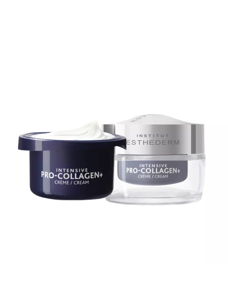 Institut Esthederm Intensive Pro-Collagen+ Face & Neck Cream Refill Крем с пептидами для лица Сменный блок