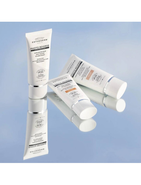 Institut Esthederm Photo Reverse Cream Brightening Protective Anti Dark Spotsface Care Light Beige Крем при пигментации для лица с тоном