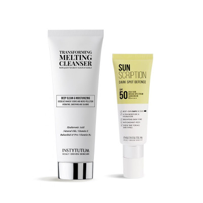 Instytutum Cleansing & Sun Potection Duo Обязательная пара "очистка + солнцезащита"
