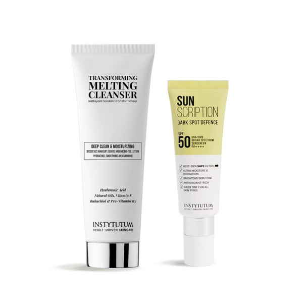 Instytutum Cleansing & Sun Potection Duo Обов’язкова пара "очищення + сонцезахист"