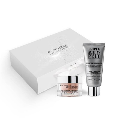 Instytutum Triple Peel + C-Illuminating Set Набор для глянцевой кожи