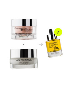 Instytutum C-Illuminating 3D Moisturizer & Truly-Transforming Brightening Eye Cream & Powerful RetinOil Концентрована олія з ретинолом в подарунок - Написати відгук