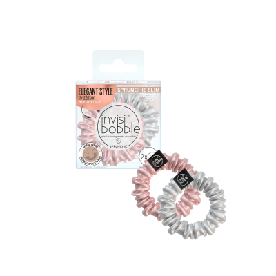 Invisibobble Sprunchie Slim Bella Chrome Гумка-браслет для волосся 