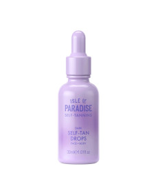 Isle of Paradise Face and Body Self Tanning Drops Dark Краплі для автозасмаги обличчя та тіла, відтінок Dark - Написати відгук