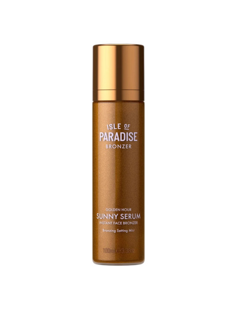 Isle of Paradise SS Bronzing Setting Spray Golden Hour Міст для обличчя з шимером, відтінок Golden Hour
