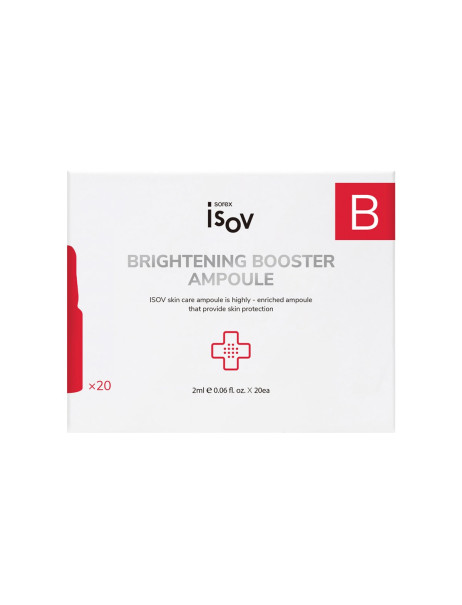 Isov Sorex Brightening Booster Ampoule Сыворотка-концентрат в ампулах для сияния и осветления