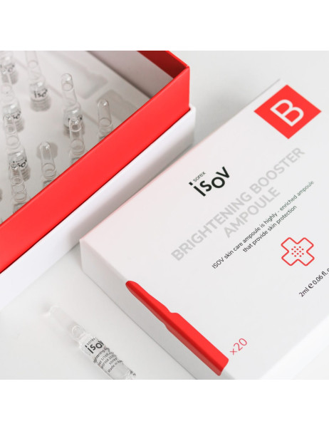 Isov Sorex Brightening Booster Ampoule Сыворотка-концентрат в ампулах для сияния и осветления