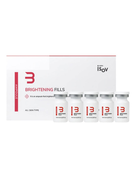 Isov Sorex Brightening Fills Ampoule Сироватка освітлююча проти гіперпігментації та фотостаріння