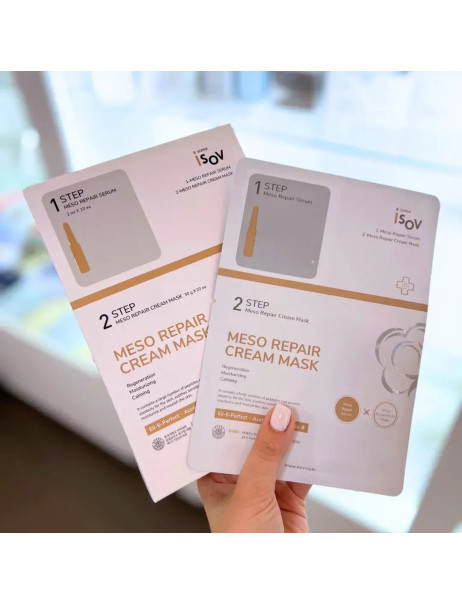 Isov Sorex Meso Repair Cream Mask-2Step Двоетапна регенеруюча маска для чутливої шкіри