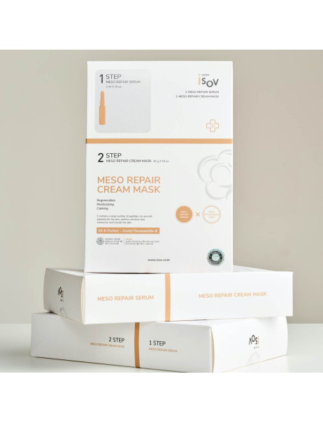 Isov Sorex Meso Repair Cream Mask-2Step Двоетапна регенеруюча маска для чутливої шкіри