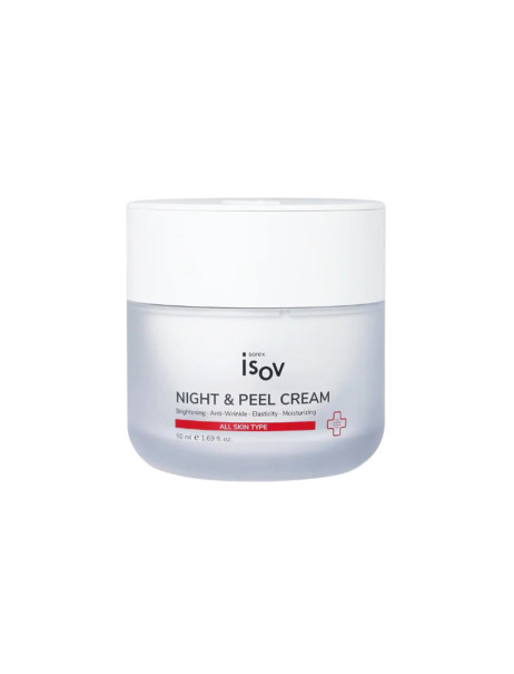Isov Sorex Night And Peel Cream Нічний пілінг-крем у перлинах