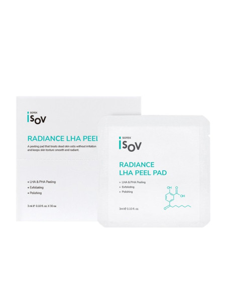 Isov Sorex Radiance LHA Peel Pad Ексфоліюючі пілінг-падси