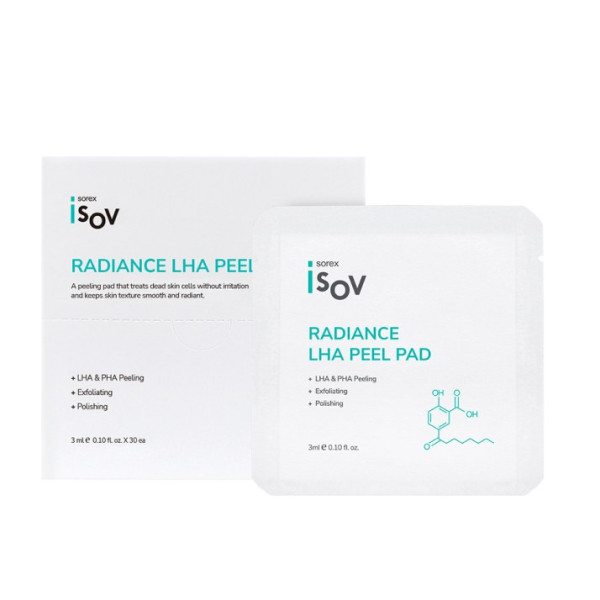Isov Sorex Radiance LHA Peel Pad Ексфоліюючі пілінг-падси