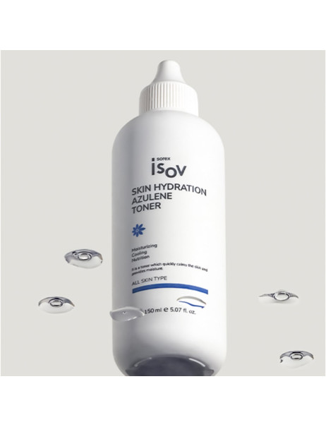 Isov Sorex Skin Hydration Azulene Toner Успокаивающий увлажняющий тонер