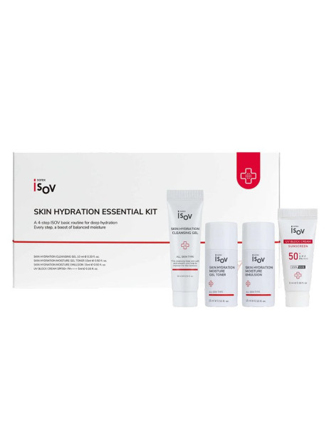 Isov Sorex Skin Hydration Essential Kit Набір міні-версій для глибокого зволоження та відновлення водного балансу шкіри
