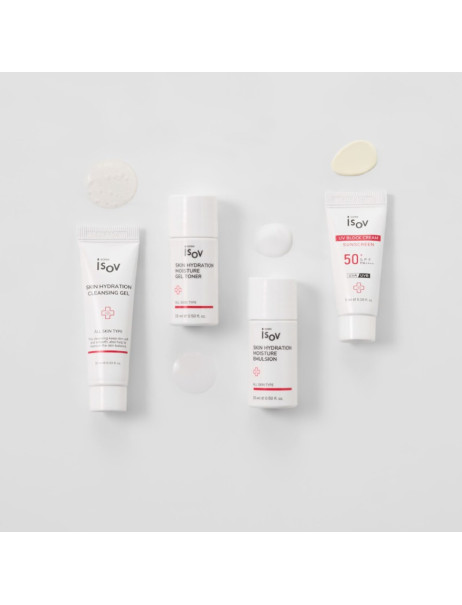 Isov Sorex Skin Hydration Essential Kit Набір міні-версій для глибокого зволоження та відновлення водного балансу шкіри