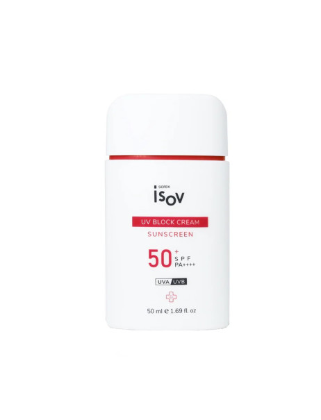 Isov Sorex UV Block SPF 50++++ Солнцезащитный крем с антивозрастным и осветляющим эффектом