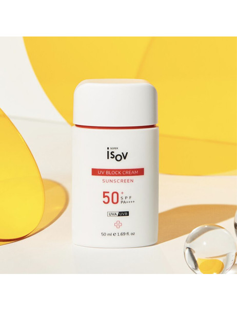 Isov Sorex UV Block SPF 50++++ Солнцезащитный крем с антивозрастным и осветляющим эффектом