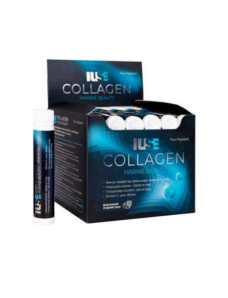 IUSE Collagen Marine Beauty Морський колаген із гіалуроновою кислотою, вітамінами та мінералами